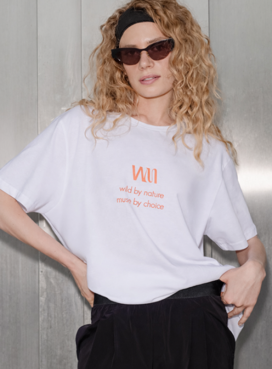 T- SHIRT WILD MUSE - CORAL