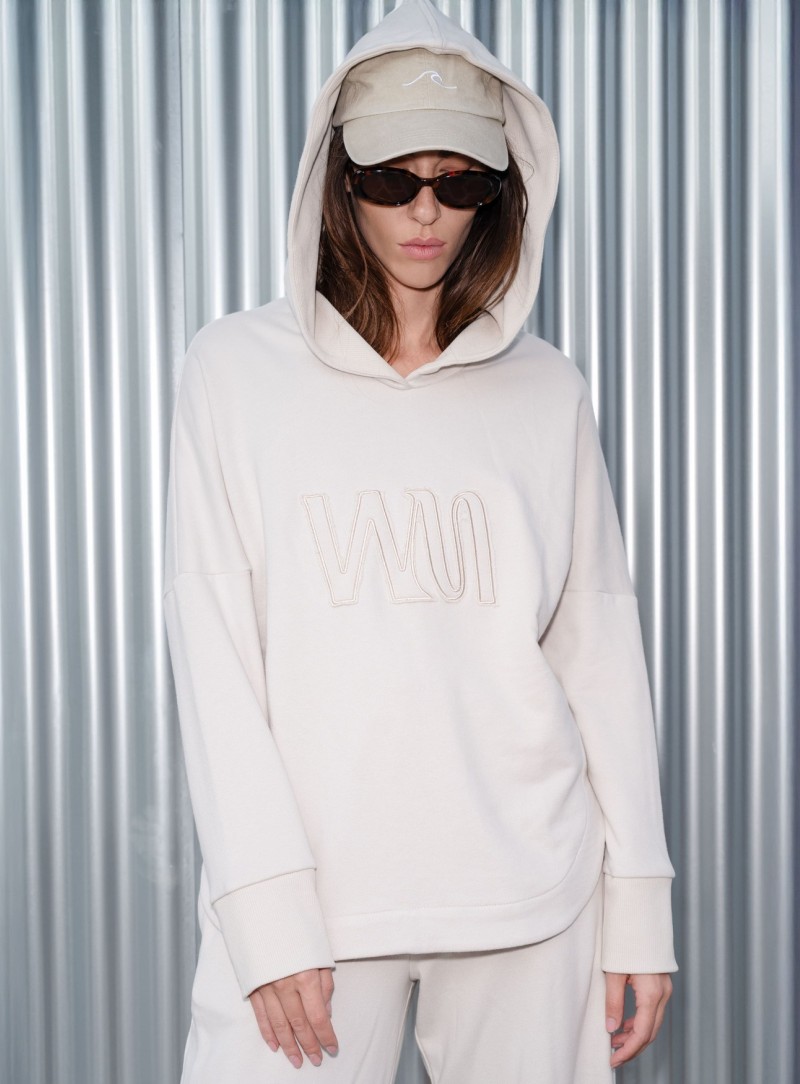 WM HOODIE - STONE 