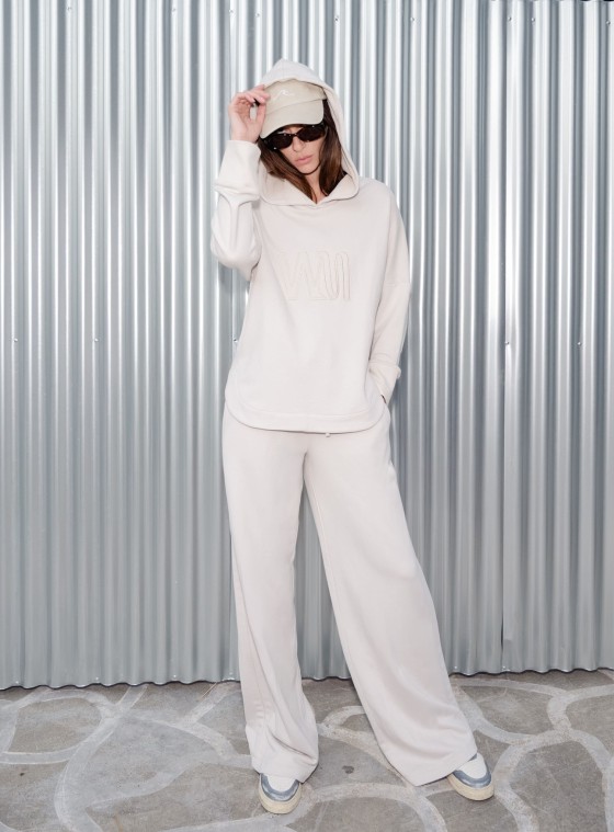 WM WIDE - LEG JOGGERS - STONE