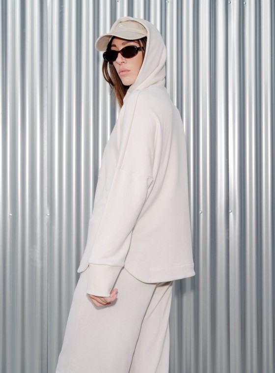 WM HOODIE - STONE 