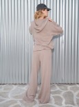 WM WIDE- LEG JOGGERS - TAUPE