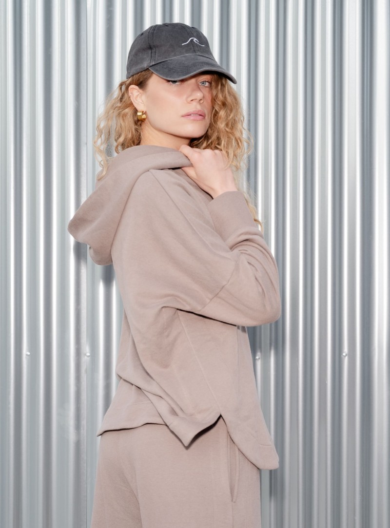 WM HOODIE - TAUPE