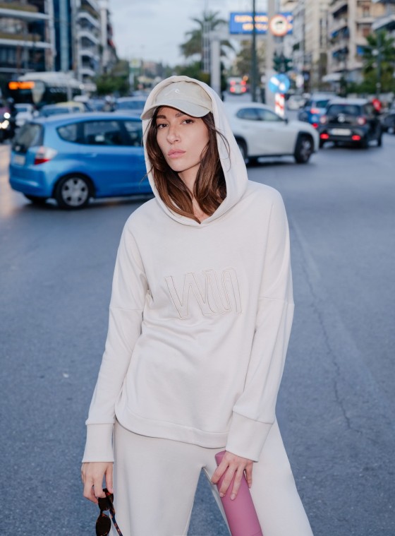 WM HOODIE - STONE 