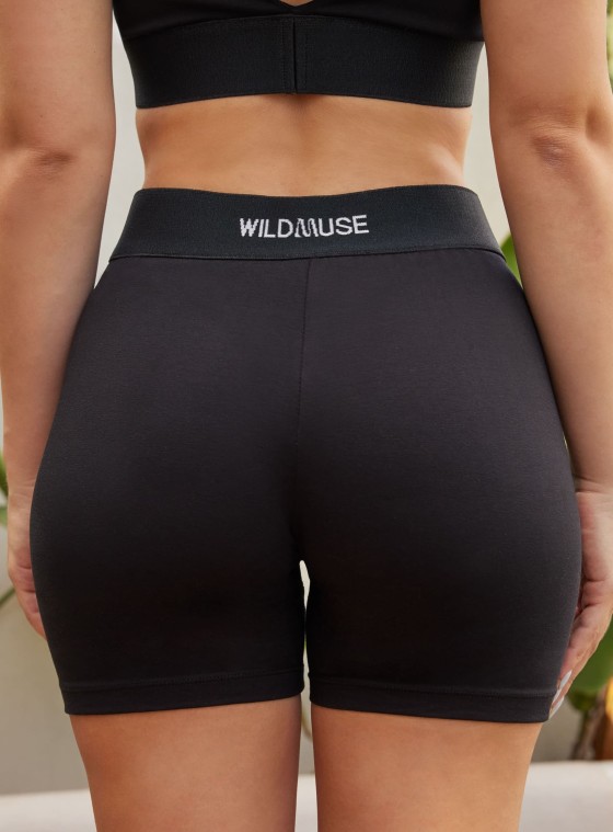 SIGNATURE WILD MUSE BIKER SHORTS