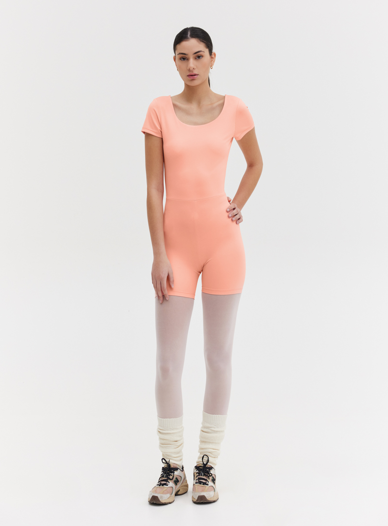 BALLET JUMPSUIT - PEACH