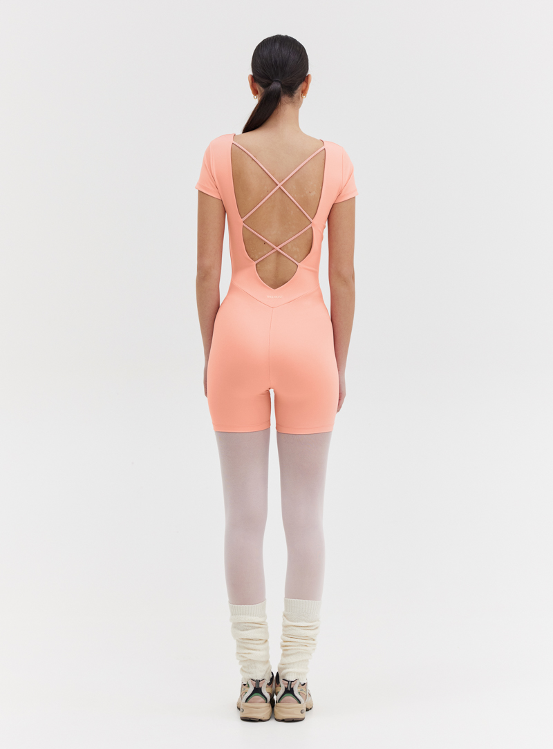 BALLET JUMPSUIT - PEACH