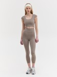 TWIST BACK LEGGINS - GREY 