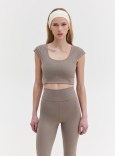 TWIST BACK TOP - GREY 