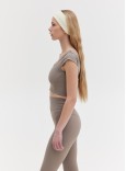 TWIST BACK TOP - GREY 