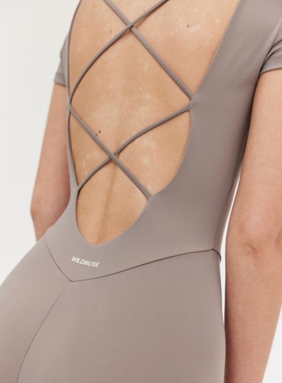 BALLET JUMPSUIT - GREY