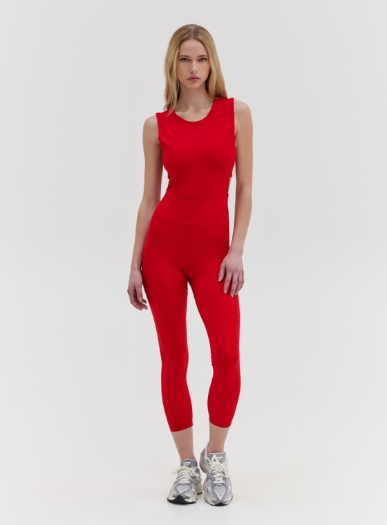WILD SPIRIT JUMPSUIT - CHILLI RED 