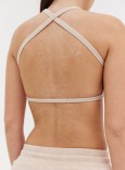 TOWEL CROP TOP - BEIGE 