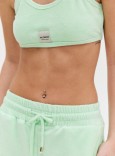TOWEL CROP TOP - MINT