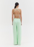 TOWEL WIDE LEG JOGGERS - MINT
