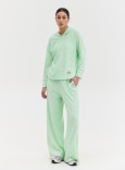 TOWEL WIDE LEG JOGGERS - MINT