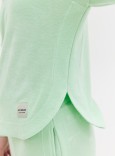 TOWEL V-NECK HOODIE - MINT 
