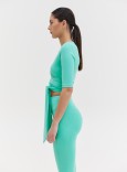 WRAP TOP - AQUA