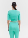 WRAP TOP - AQUA