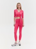 WRAP TOP - HOT PINK 