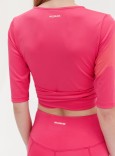 WRAP TOP - HOT PINK 