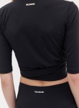 WRAP TOP - BLACK