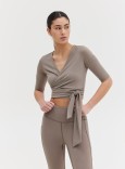 WRAP TOP - GREY 