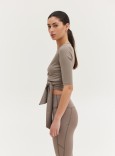 WRAP TOP - GREY 