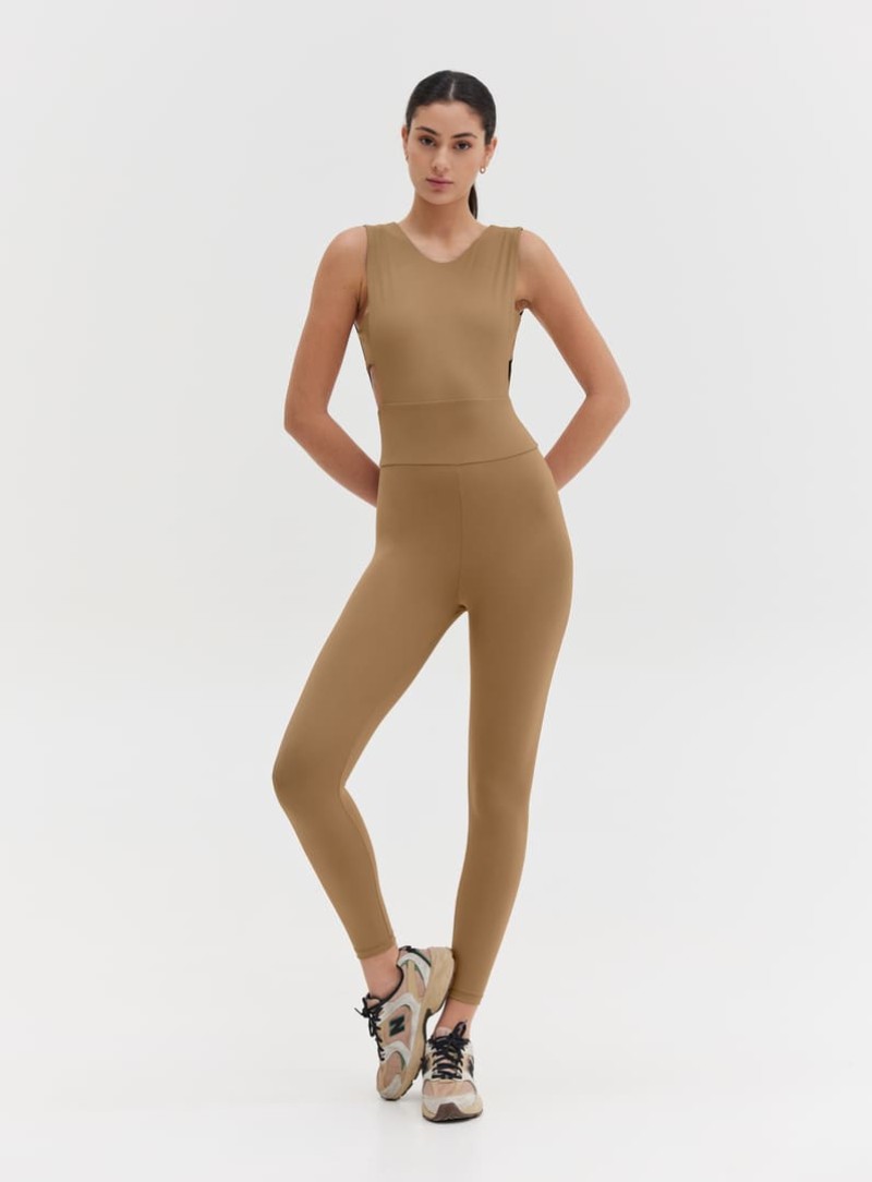 WILD SPIRIT JUMPSUIT - CAMEL 