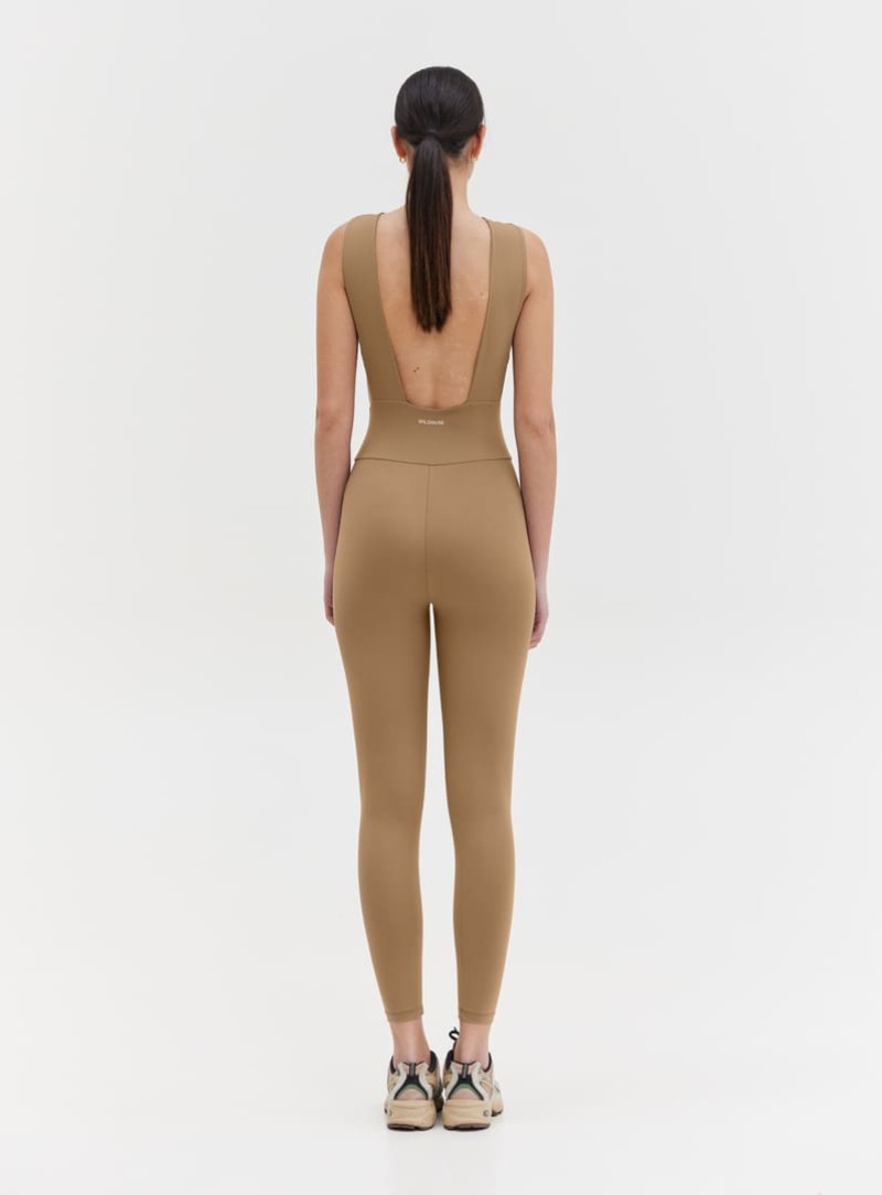 WILD SPIRIT JUMPSUIT - CAMEL 