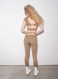 TWIST BACK LEGGINS - OLIVE