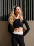 DUAL TONE CROP TOP