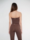 BASIC HALTER NECK TOP - ESPRESSO 